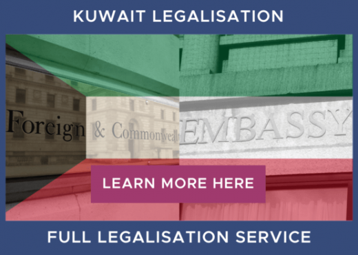 Full Kuwait Legalisation Service